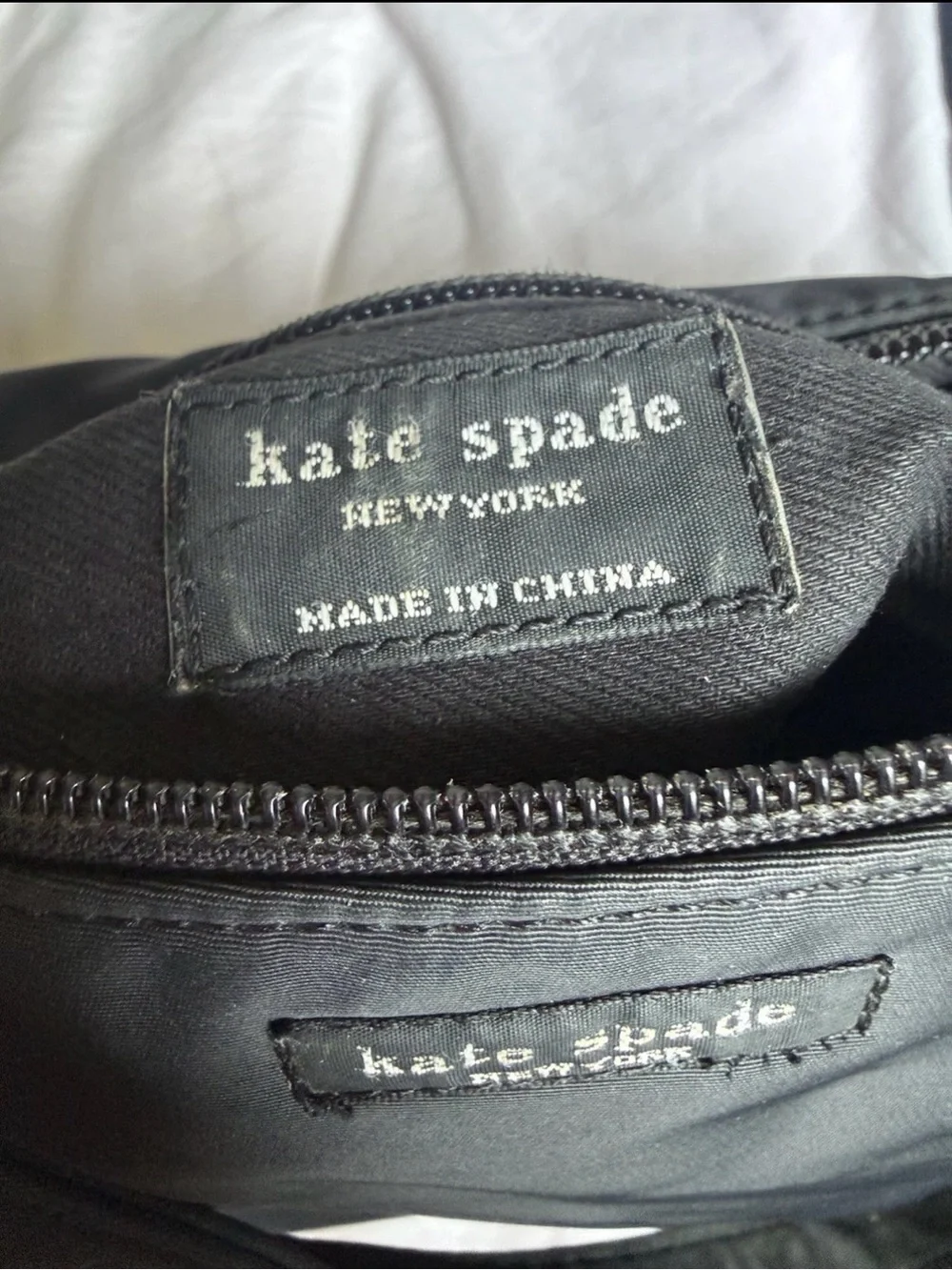 Kate Spade Black Nylon Mini Shoulder Bag 90s Vintage